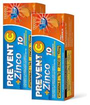 Vitamina C + Zinco Efervescente com 10CP - Prevent Pharma
