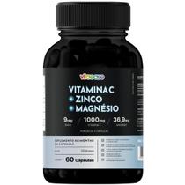 Vitamina C Zinco Magnésio Vitaease 60 Cápsulas