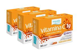 Vitamina C3 XR de 1g com 10 Comprmidos-Kit com 03 unidades Equaliv Vitamina C3 XR de 1g com 10 Comprmidos-Kit com 03 unidades Equaliv