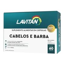 Vitamina Cabelos e Barba Lavitan 60 caps Biotina Zinco