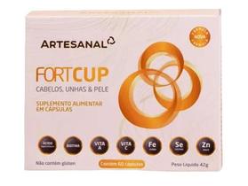 Vitamina Cabelos E Unhas Fortcup 60 Capsulas - Premium - Artesanal Fortcup