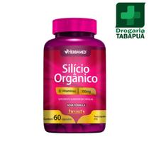 Vitamina Cabelos Unhas e Pele Silicio organico 60cps Herbamed -auxilia na formação de colágeno