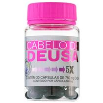 Vitamina Capilar Cabelo de Deusa, Suplemento Alimentar Para Fortalecimento Dos Cabelos Unhas e Pele, Com Biotina, Vitaminas e Minerais