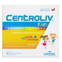 Vitamina Centroliv Kids Sabor Pink Lemonade 30 Comp - Kress Vitamina Centroliv Kids Sabor Pink Lemonade 30 Comp - Kress