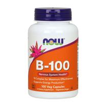 Vitamina Complexo B-100 (100 Vcaps) Now Foods