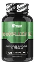 Vitamina Complexo B 120 Cápsulas Growth Supplements Sem Sabor