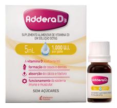 Vitamina D 1000ui Gotas 5ml Sem Sabor