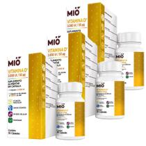 Vitamina D 2.000UI Mió 30 Cápsulas Kit com três unidades