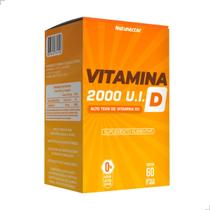 Vitamina D 2.000UI Suplemento Alimentar Alto teor Natural 100% Puro - Natunectar 60 Capsulas