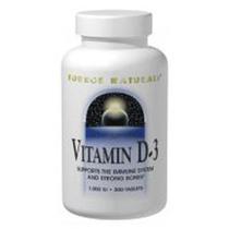 Vitamina D 200 comprimidos da Source Naturals (pacote com 6)