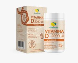 Vitamina D 2000 UI (Colecalciferol) 60 Cápsulas - Apis Brasil