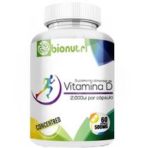 Vitamina D 2000UI 120 Cápsulas 500 Mg - Bionutri