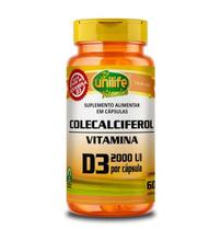 Vitamina D - 3 Colecalciferol 500 Mg - 60 Caps Umi
