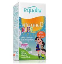 Vitamina D 3 Kids (200 UI) em Gotas Sabor Morango de 20 ml-Equaliv