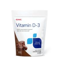 Vitamina D-3 Soft Chews GNC 1000 UI de chocolate 60 unidades