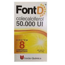Vitamina D 50.000UI c/8 comp Font D - UNIAO QUIMICA