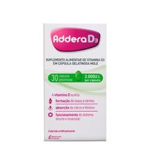 Vitamina D Adde D3 2.000UI 30 Cápsulas
