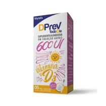 Vitamina D Colecalciferol DPrev Todo Dia 600Ui Gotas Vitamina D Colecalciferol DPrev Todo Dia 600Ui Gotas