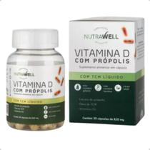 Vitamina D Com Propolis e TCM 820mg 30 Capsulas Nutrawell Vitamina D Com Propolis e TCM 820mg 30 Capsulas Nutrawell
