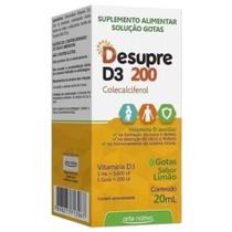 Vitamina D Desupre D3 200ui Gotas 20ml Arte Nativa