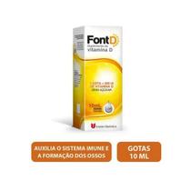 VITAMINA D - FONT D 200UI GOTAS 10ML - Suplemento de Vitamina D para Saúde Óssea