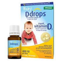 Vitamina D líquida Baby Drops Bebe 400IU (2,5 ml/90 gotas) Vitamina D líquida Baby Drops Bebe 400IU (2,5 ml/90 gotas)