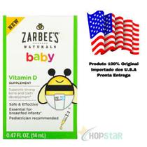 Vitamina D Zarbee's Natural Suplem P/ Bebê 14 Ml - Eua - Zarbees