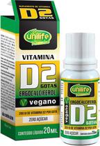 Vitamina D2 em gotas 200UI Unilife 20ml