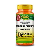 Vitamina D2 Unilife 60 cápsulas