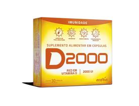 Vitamina D2000 Imunidade 30Cps - Ecofitus - Ecofitus Lab. Farmac. Ltda