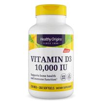 Vitamina D3 10.000 UI (360 Softgels) - Healthy Origins