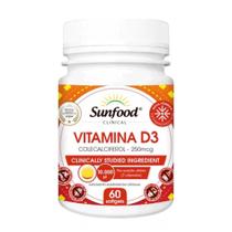 Vitamina D3 10.000 Ui 60 cápsulas Sunfood