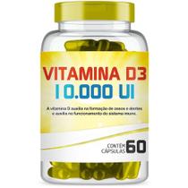 Vitamina D3 10.000 Ui Com 60 Capsulas