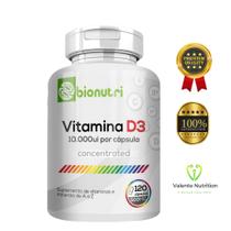 Vitamina D3 10.000ui Por Capsula 500mg Pura 120 Cápsulas