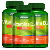 Vitamina D3 180 Capsulas 2000ui Herbamed - HERBAMED