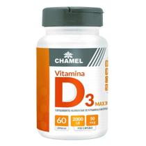 Vitamina D3 2.000 UI 60 cápsulas Chamel Vitamina D3 2.000 UI 60 cápsulas Chamel