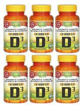 Vitamina D3 2.000 Ui Colecalciferol Unilife 60 Cáps Kit 6 unidades