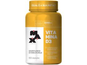 Vitamina D3 2.000 UI Max Titanium 60 Cápsulas