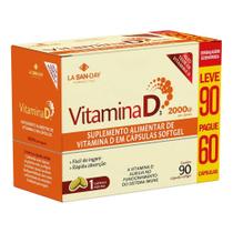 Vitamina D3 2.000ui - 90 Cápsulas - La San Day