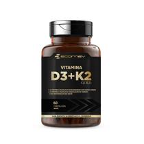 Vitamina D3 2.000UI K2 Mk7 Menaquinona 149mcg 60 Cápsulas Ecomev