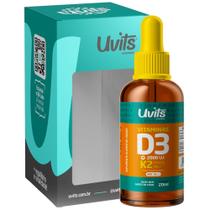 Vitamina D3 2000 U.I + Vitamina K2 24mcg - 600 doses - 20ml - Uvits