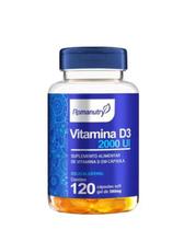 Vitamina D3 2000 Ui 380mg Cápsulas Solft Gel 120 Capsulas Sabor Gelatina