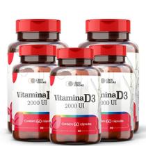 Vitamina D3 2000 Ui Com 60 Cáps 500Mg - Kit 5 Potes