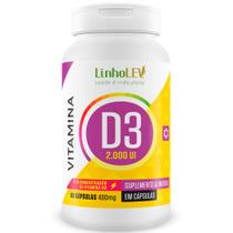 Vitamina D3 2000 UI Concentrada Colecalciferol 60 cáps Vitamina D3 2000 UI Concentrada Colecalciferol 60 cáps