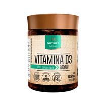 Vitamina D3 2000 UI Nutrify 60 Cápsulas Vitamina D3 2000 UI Nutrify 60 Cápsulas