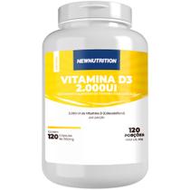 Vitamina D3 2000Ui - 120 Cápsulas NewNutrition