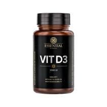 Vitamina D3 2000ui (120 Capsulas) Vit D3 Essential Nutrition