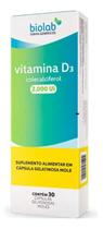 Vitamina D3 2000ui 30 capsulas - Biolab