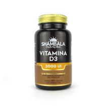 Vitamina D3 2000ui 500mg 60 Cápsulas - Shambala