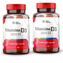Vitamina D3 2000UI - 60 Cápsulas Colecalciferol Suporte para Ossos e Imunidade Vitamina D3 2000UI - 60 Cápsulas Colecalciferol Suporte para Ossos e Imunidade